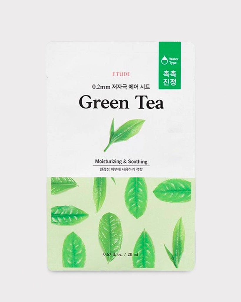 ETUDE HOUSE Green Tea 0.2mm Therapy Air Mask Plump Skin skincare