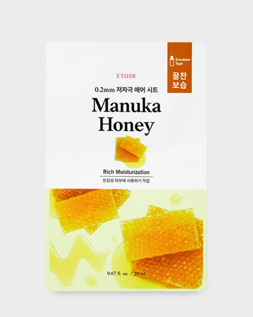 ETUDE HOUSE Manuka Honey 0.2mm Therapy Air Mask Plump Skin skincare